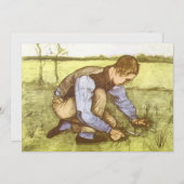 Vincent van Gogh - Junge Gras mit Sichel schneiden (Vorne/Hinten)