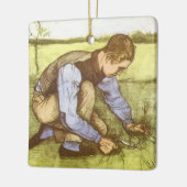 Vincent van Gogh - Junge Gras mit Sichel schneiden Keramikornament (Links)