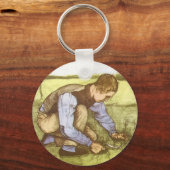 Vincent van Gogh - Junge Gras mit Sichel schneiden Schlüsselanhänger (Vorderseite)