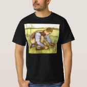 Vincent van Gogh - Junge Gras mit Sichel schneiden T-Shirt (Vorderseite)