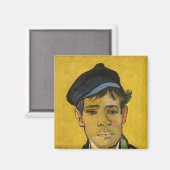 Vincent van Gogh | Junge Mann mit Hut, 1888 Magnet (Vorderseite/Rückseite)