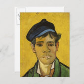 Vincent van Gogh | Junge Mann mit Hut, 1888 Postkarte (Vorne/Hinten)