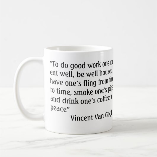 Vincent Van Gogh Kaffeetasse (Links)