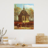 Vincent van Gogh - Kapelle in Nuenen, Kirchenbewoh Poster (Küche)