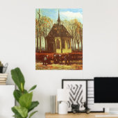 Vincent van Gogh - Kapelle in Nuenen, Kirchenbewoh Poster (Heimbüro)