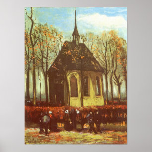 Vincent van Gogh - Kapelle in Nuenen, Kirchenbewoh Poster