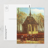 Vincent van Gogh - Kapelle in Nuenen, Kirchenbewoh Postkarte (Vorne/Hinten)