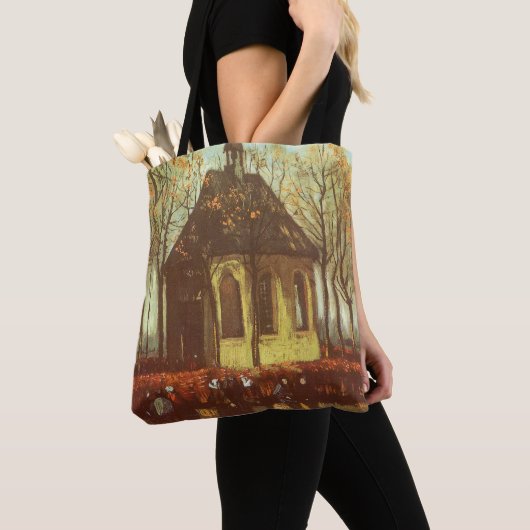 Vincent van Gogh - Kapelle in Nuenen, Kirchenbewoh Tasche (Von Nahem)