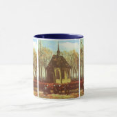 Vincent van Gogh - Kapelle in Nuenen, Kirchenbewoh Tasse (Zentrum)