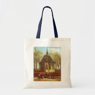 Vincent van Gogh - Kapelle in Nuenen, Kirchgänger Tragetasche