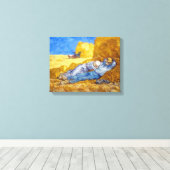 Vincent Van Gogh - Keine Erholung von der Arbeit - Leinwanddruck (Insitu (Holzboden))