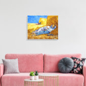 Vincent Van Gogh - Keine Erholung von der Arbeit - Leinwanddruck (Insitu (Wohnzimmer))