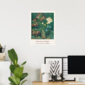 Vincent van Gogh kleine Flasche mit Peonies Art Pr Poster (Heimbüro)