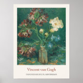 Vincent van Gogh kleine Flasche mit Peonies Art Pr Poster (Vorne)