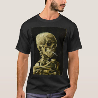 Vincent van Gogh Kopf eines Skeletts mit brennende T-Shirt