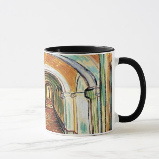 Vincent Van Gogh - Korridor des St. Paul Hospital Tasse (Rechts)