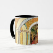 Vincent Van Gogh - Korridor des St. Paul Hospital Tasse (Vorderseite Links)
