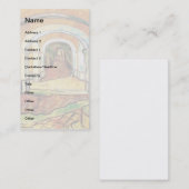 Vincent Van Gogh - Korridor des St. Paul Hospital Visitenkarte (Vorne/Hinten)