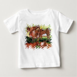 Vincent Van Gogh - Kühe (nach Jordaens) Baby T-shirt