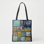 Vincent Van Gogh Kunstgalerie Collage AllOver Prin Tasche (Vorderseite)
