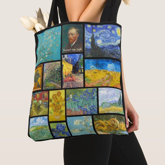 Vincent Van Gogh Kunstgalerie Collage AllOver Prin Tasche
