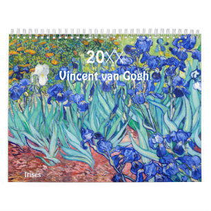 Vincent van Gogh Kunstgemälde mit Schwertlilien Kalender