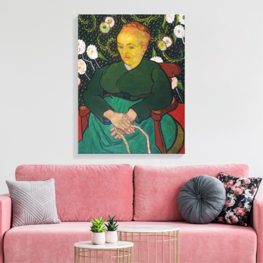 Vincent van Gogh La Berceuse Woman Leinwanddruck (Insitu (Wohnzimmer))