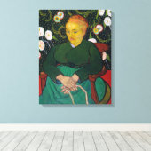 Vincent van Gogh La Berceuse Woman Leinwanddruck (Insitu (Holzboden))