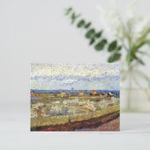 Vincent Van Gogh - La Crau mit Pfirsichbäumen Postkarte (Stehend Vorderseite)
