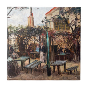 Vincent Van Gogh - La Guinguette auf Montmartre Fliese