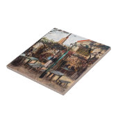 Vincent Van Gogh - La Guinguette auf Montmartre Fliese (Seite)