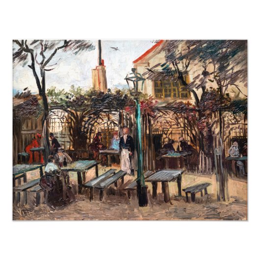 Vincent Van Gogh - La Guinguette auf Montmartre Fotodruck (Vorne)