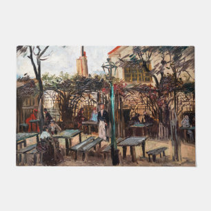 Vincent Van Gogh - La Guinguette auf Montmartre Fußmatte