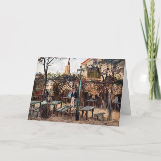 Vincent Van Gogh - La Guinguette auf Montmartre Karte (Vorderseite)