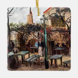 Vincent Van Gogh - La Guinguette auf Montmartre Keramikornament