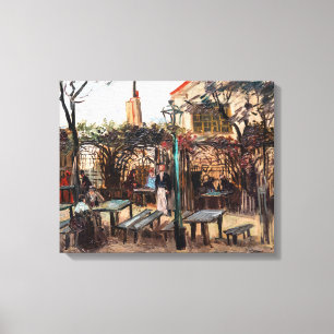 Vincent Van Gogh - La Guinguette auf Montmartre Leinwanddruck