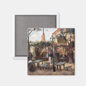 Vincent Van Gogh - La Guinguette auf Montmartre Magnet (Vorderseite/Rückseite)