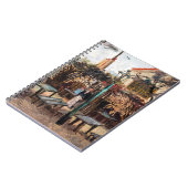 Vincent Van Gogh - La Guinguette auf Montmartre Notizblock (Linke Seite)