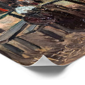 Vincent Van Gogh - La Guinguette auf Montmartre Poster (Ecke)