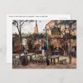 Vincent Van Gogh - La Guinguette auf Montmartre Postkarte (Vorne/Hinten)