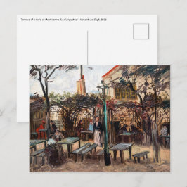 Vincent Van Gogh - La Guinguette auf Montmartre Postkarte