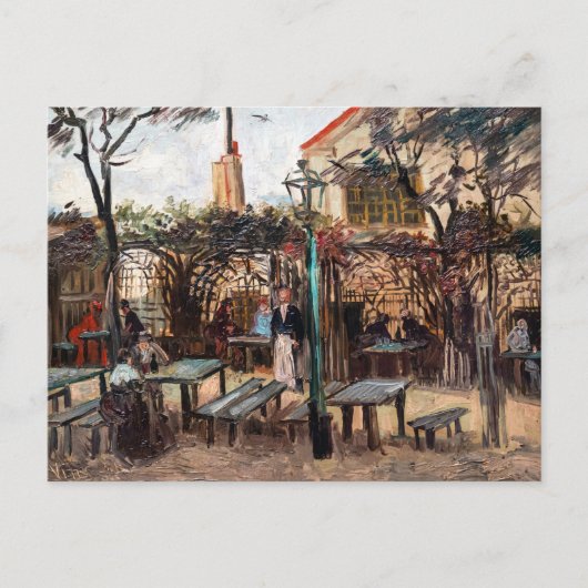 Vincent Van Gogh - La Guinguette auf Montmartre Postkarte (Vorderseite)