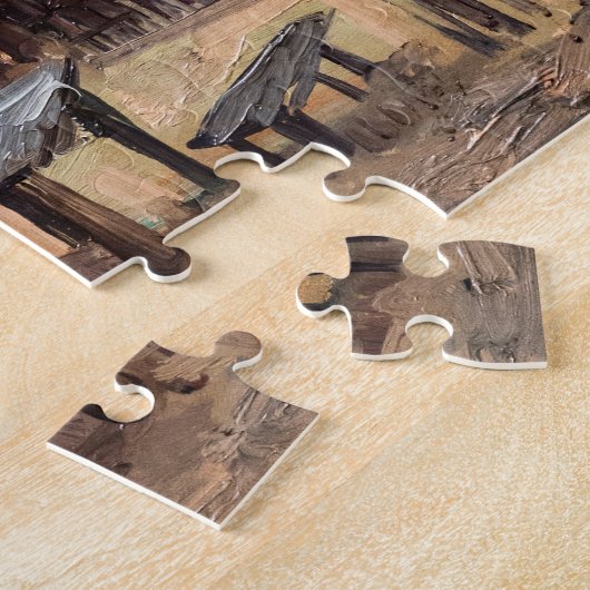 Vincent Van Gogh - La Guinguette auf Montmartre Puzzle (Seite)