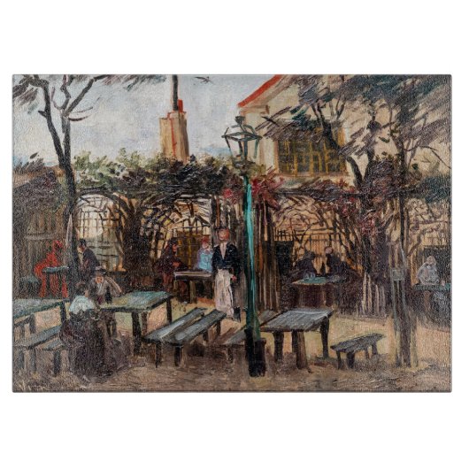 Vincent Van Gogh - La Guinguette auf Montmartre Schneidebrett (Vorderseite)