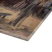 Vincent Van Gogh - La Guinguette auf Montmartre Schneidebrett (Ecke)