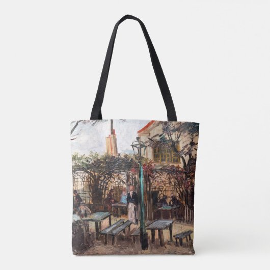 Vincent Van Gogh - La Guinguette auf Montmartre Tasche (Rückseite)