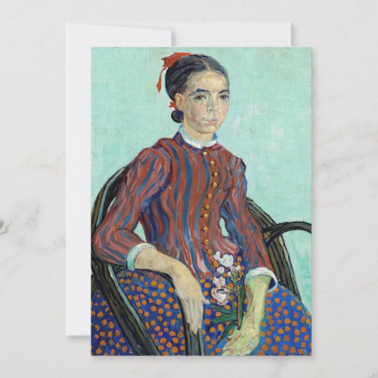 Vincent van Gogh - La Mousme Einladung (Vorderseite)