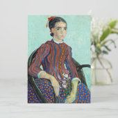 Vincent van Gogh - La Mousme Einladung (Stehend Vorderseite)