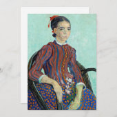 Vincent van Gogh - La Mousme Einladung (Vorne/Hinten)