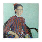 Vincent van Gogh - La Mousme Fliese (Vorderseite)